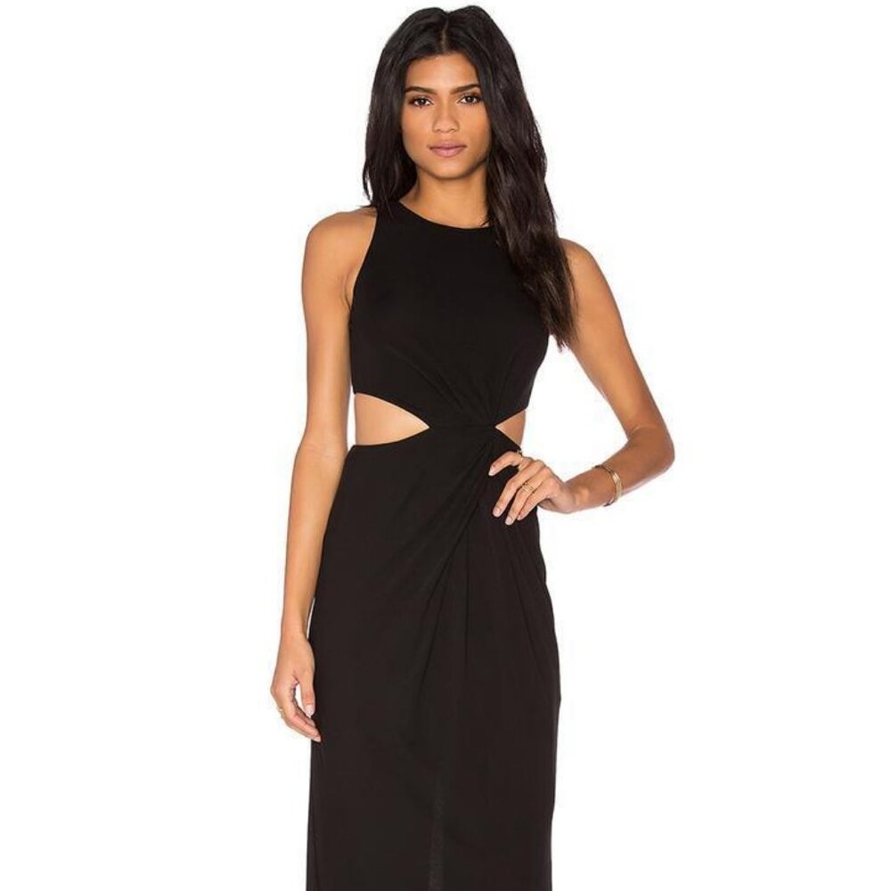 STANDING OVATION for RACHEL ZOE STUNNING SEXY CUT-OUT GESCHE DRESS GOWN 2